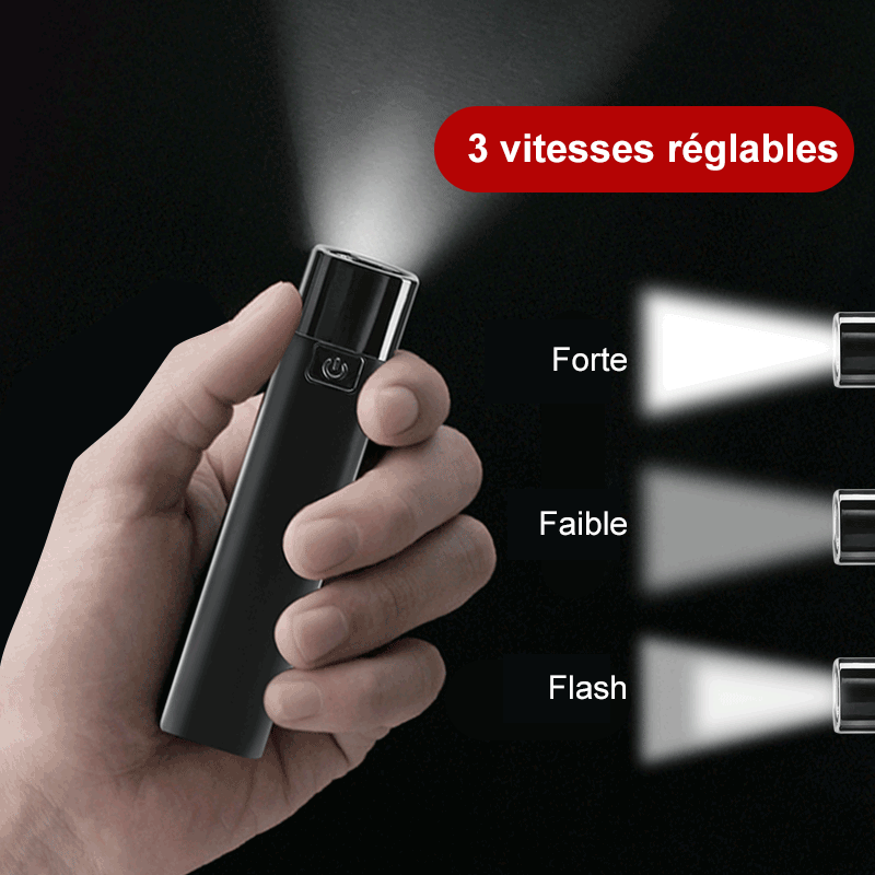 2-in-1 Ultra Bright Flashlight Power Bank